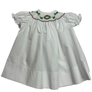NWT Bailey Boys Smocked Wreath Bubble Float Dress 3m